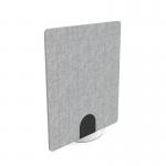 5 Star Floorstanding PET Screen 1200x1400mm Grey KF70136 KF70136