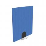5 Star Floorstanding PET Screen 1200x1400mm Blue KF70137 KF70137