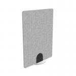 5 Star Floorstanding PET Screen 1200x1600mm Grey KF70139 KF70139