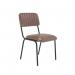 Tovi Side Chair Brown with Black Frame KF70144 KF70144