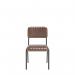 Tovi Side Chair Brown with Black Frame KF70144 KF70144