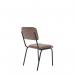 Tovi Side Chair Brown with Black Frame KF70144 KF70144