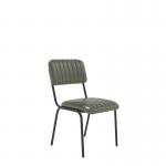 Tovi Side Chair Green with Black Frame KF70145 KF70145