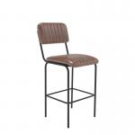 Tovi High Chair Brown with Black Frame KF70146 KF70146