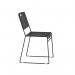 Titan Arc High Density Stacker Chair 520x545x805mm Black KF70153 KF70153