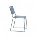 Titan Arc High Density Stacker Chair 520x545x805mm Steel Blue KF70154 KF70154