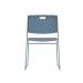 Titan Arc High Density Stacker Chair 520x545x805mm Steel Blue KF70154 KF70154
