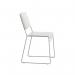 Titan Arc High Density Stacker Chair 520x545x805mm White KF70155 KF70155