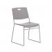 Titan Arc High Density Stacker Chair 520x545x805mm Grey KF70156 KF70156