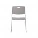 Titan Arc High Density Stacker Chair 520x545x805mm Grey KF70156 KF70156