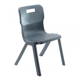 Titan One Piece Retold Chair Size 5 470x500x770mm Black KF70160 KF70160