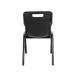 Titan One Piece Retold Chair Size 5 470x500x770mm Black KF70160 KF70160
