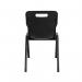Titan One Piece Retold Chair Size 6 470x530x805mm Black KF70161 KF70161