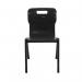 Titan One Piece Retold Chair Size 6 470x530x805mm Black KF70161 KF70161