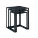 Jemini Cube Nest Coffee Tables Black KF70316 KF70316