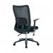 Jemini Zumo Mesh Back Chair with Folding Arms BlackBlack KF70318 KF70318