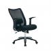Jemini Zumo Mesh Back Chair with Folding Arms BlackBlack KF70318 KF70318