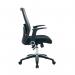 Jemini Zumo Mesh Back Chair with Folding Arms BlackGrey KF70319 KF70319