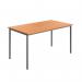 Serrion Multipurpose Table 1400x800x730mm BeechSilver KF800225 KF70328