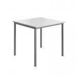 Serrion Multipurpose Table 800x800x730mm WhiteSilver KF800293 KF70345