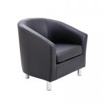 Jemini Tub Armchair Polyurethane Black KF70356 KF70356