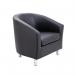 Jemini Tub Armchair Polyurethane Black KF70356 KF70356