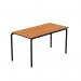 Titan Crush Bent Frame Table 1200x600x640mm BeechBlack KF70440 KF70440