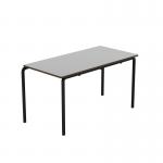 Titan Crush Bent Frame Table 1200x600x640mm GreyBlack KF70442 KF70442