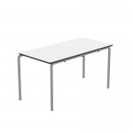 Titan Crush Bent Frame Table 1200x600x640mm WhiteGrey KF70447 KF70447
