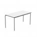 Titan Crush Bent Frame Table 1200x600x640mm WhiteGrey KF70447 KF70447