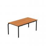 Titan Crush Bent Frame Table 1100x550x460mm BeechBlack KF70448 KF70448