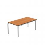 Titan Crush Bent Frame Table 1100x550x460mm BeechGrey KF70449 KF70449