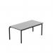 Titan Crush Bent Frame Table 1100x550x460mm GreyBlack KF70450 KF70450