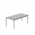 Titan Crush Bent Frame Table 1100x550x460mm Grey KF70451 KF70451
