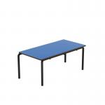 Titan Crush Bent Frame Table 1100x550x460mm BlueBlack KF70452 KF70452