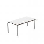 Titan Crush Bent Frame Table 1100x550x460mm WhiteGrey KF70455 KF70455