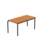 Titan Crush Bent Frame Table 1100x550x530mm BeechBlack KF70456 KF70456