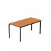Titan Crush Bent Frame Table 1100x550x530mm BeechBlack KF70456 KF70456