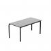 Titan Crush Bent Frame Table 1100x550x530mm GreyBlack KF70458 KF70458