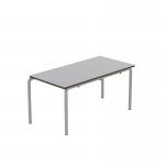 Titan Crush Bent Frame Table 1100x550x530mm Grey KF70459 KF70459