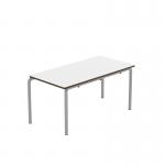 Titan Crush Bent Frame Table 1100x550x530mm WhiteGrey KF70463 KF70463