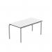 Titan Crush Bent Frame Table 1100x550x530mm WhiteGrey KF70463 KF70463
