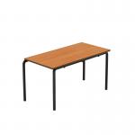 Titan Crush Bent Frame Table 1100x550x590mm BeechBlack KF70464 KF70464