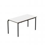 Titan Crush Bent Frame Table 1100x550x590mm WhiteBlack KF70470 KF70470
