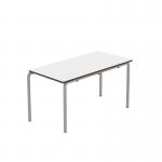 Titan Crush Bent Frame Table 1100x550x590mm WhiteGrey KF70471 KF70471