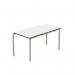 Titan Crush Bent Frame Table 1100x550x590mm WhiteGrey KF70471 KF70471