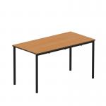 Titan Fully Welded Frame Table 1200x600x640mm BeechBlack KF70472 KF70472