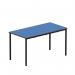 Titan Fully Welded Frame Table 1200x600x640mm BlueBlack KF70476 KF70476