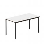 Titan Fully Welded Frame Table 1200x600x640mm WhiteBlack KF70478 KF70478