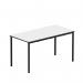 Titan Fully Welded Frame Table 1200x600x640mm WhiteBlack KF70478 KF70478